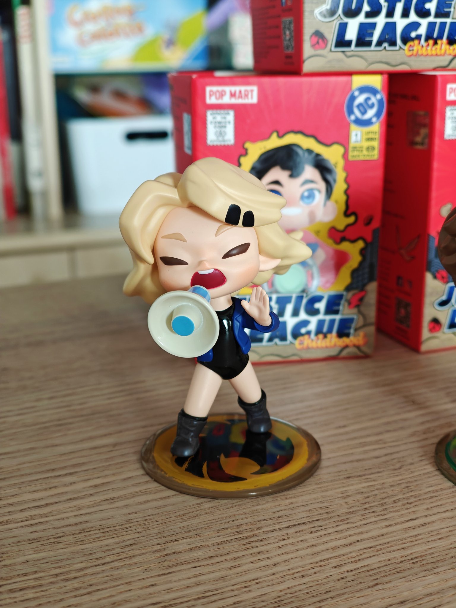 Blindbox Pop Mart Justice League Childhood Black Canary